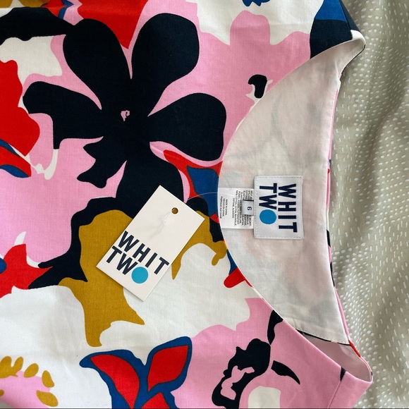 NWT Anthropologie Petalprint Cross-Back Dress by Whit Two, 6 - Picture 4 of 11